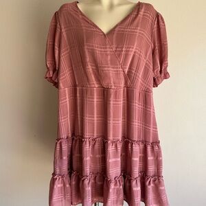 #5 2X pink dress Inspired Hearts brand NWOT